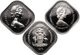 Bahamas 15 Cents 1969, 1971, 1974 FB