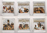 Niue 6 x 1 Dollar 2015 Wit Stwosz Altarpiece series FB