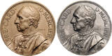 Belgium Set of 2 medals 1926 death of Cardinal Desiré Felicien François Joseph Mercier SUP