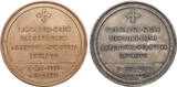 Belgium Set of 2 medals 1926 death of Cardinal Desiré Felicien François Joseph Mercier SUP
