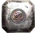 China, Republic Silver bowl / saucer with 1934 1 Dollar SUP