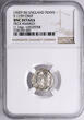 England / Anglo-Saxons Penny, Short Cross type 1029-1036 AD Cnut / Leicester mint / Elepine NGC UNC Details