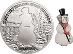Nauru 10 Dollars 2008 Snowman FDC