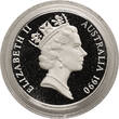 Australia 10 Dollars 1990 Cockatoo - Piedfort / Piefort FB