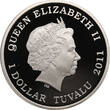 Tuvalu 1 Dollar 2012 Orangutan - colorized FB