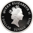 Tuvalu 1 Dollar 2012 Giant Panda - colorized FB