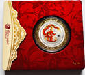 Australia 1 Dollar 2012 P Year of the Dragon - coloured / luxury issue FDC