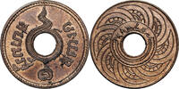 1 Satang BE 2457 / 1914 AD Thailand, Rama VI  fast St