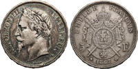 France, Napoleon III 5 Francs 1867 A Paris Mint ss 50,00 EUR  + 12,50 EUR frais d'envoi