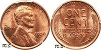 USA Lincoln Cent 1938 S San Francisco PCGS MS 64 RD
