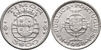 Timor, Portuguese Overseas Province 3 Escudos 1958 TTB-SUP
