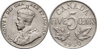 Canada, George V 5 Cents 1930 TTB