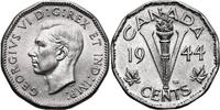 Canada, George VI 5 Cents 1944 aUNC