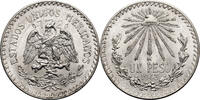 1 Peso 1943 Mexico  fast St