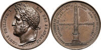 Medal 1836 France, Louis Philippe I Obelisk of Luxor fast St