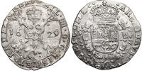 1/4 Patagon 1629 Spanish Netherlands, Philip IV Flanders, Bruges Mint vz