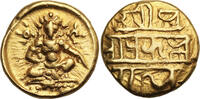 1/2 Pagoda 1509-1529 India. Vijayanagar, Tuluva  ss+ / ss