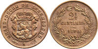 Luxembourg 2 1/2 Centimes 1870 (u) William III SUP+