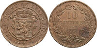 Luxembourg 10 Centimes 1854 (u) William III aUNC/XF+