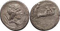 The Roman Republic AR Denarius L. Iulius Bursio -