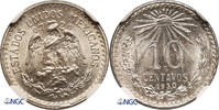 Mexico 10 Centavos 1930 M Top NGC !!! NGC MS 67