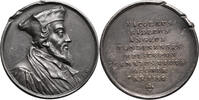 Switzerland, Geneva Silver Meda ca. 1725 Bishop Nicholas Ridley 1555 SUP