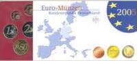 Deutschland 3,88 Euro KURSMÜNZENSATZ 2005 - G - PP original Spiegelglanz FB