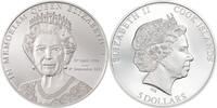 COOK Islands 1 Dollar COOK Islands 5 $ 2022 Queen Elizabeth II - In Memoriam 1 Unze nur 25.000 Stück -