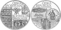 Tschechische Republik 200 Kronen 200 Kr 2025 100 Jahre BÖHMISCHE SPARKASSE PP im Original-Etui -