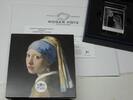 FRANKREICH 50 Euro 50 Euro 100 Gramm Silber 2021 Johann Vermeer polierte Platte ab Lager -