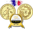 FRANKREICH 500 Euro 500 Euro 2009 FIFA Fussball WM Südafrika 2010 5 Unzen Gold PP nur 22 Ex. Auflage -