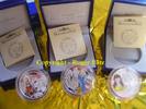 Frankreich  3 x 1,50 Euro Silber Märchenserie 2002 in FARBE FB