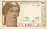 BILLETS DE LA BANQUE DE FRANCE 300 francs Banque de France. Billet. -
