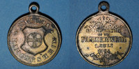 ALSACE bronze Alsace. Kingersheim. Chorale Caecilia - Consécration du drapeau. Médaille argenté -