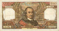 BILLETS DE LA BANQUE DE FRANCE 100 francs Banque de France. Billet. Corneille, -