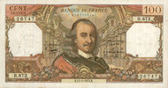 BILLETS DE LA BANQUE DE FRANCE 100 francs Banque de France. Billet. Corneille, -