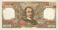 BILLETS DE LA BANQUE DE FRANCE 100 francs Banque de France. Billet. Corneille, -