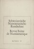 LIVRES DE NUMISMATIQUE Revue suisse de numismatique. -