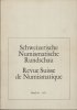 LIVRES DE NUMISMATIQUE Revue suisse de numismatique. -