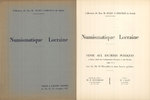 LIVRES DE NUMISMATIQUE 13-15 n. Chr. Ciani, vente aux enchères 13-15.12.1937. Collection de Feu M. Jules Florange de Sierck Trés bon état.