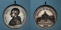 MEDAILLES bronze Vatican. Léon XIII - La basilique St Pierre. Médaille en . 46,9 mm -