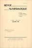 LIVRES DE NUMISMATIQUE Revue numismatique - 1992 -