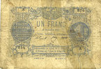 BILLETS DE NECESSITE FRANCAIS 1 franc Paris (75). Société Générale. Billet. 18.11.1871, série A -