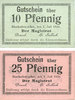 ALLEMAGNE - BILLETS DE NECESSITE (1914-1923) A - J 10 pf Bischofswerder (Biskupiec, Pologne). Stadt. Billets. 25 pfennig (1921) -