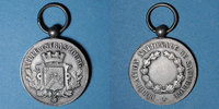 ALSACE bronze Alsace. Strasbourg. Fédération Nationale de Sauvetage. Médaille argenté. Avec son anneau -