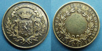 MEDAILLES Gray. 2e tir régional de Franche-Comté. Médaille en argent doré. 27,8 mm. Signé D. R. -