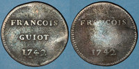 JETONS Jeton François GUIOT. cuivre -