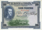 AUTRES BILLETS ETRANGERS 100 pesetas Espagne. Banque d'Espagne. (1936) -