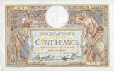 BILLETS DE LA BANQUE DE FRANCE 100 francs Banque de France. Billet. Merson 2.12.1937, modifié -