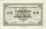 ALLEMAGNE - CAMPS DE PRISONNIERS DE GUERRE (1914-1 10 mark Allemagne. Lechfeld. Kriegsgefangenenlager. Billet. -